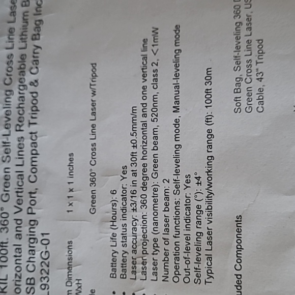 SKIL 360 degree self leveling laser level - Picture 14 of 14